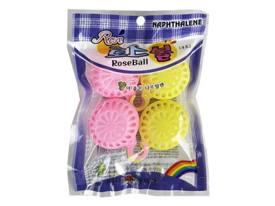 장미 나프타린 로즈볼 좀약 나프탈렌15g X 4입 - O
