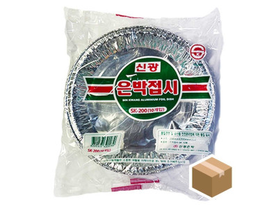 신광 은박접시 200mm 10매 X 20개입