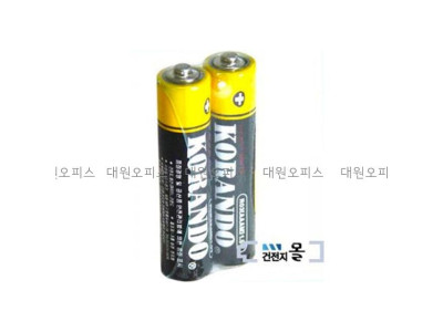 코란도 망간 R03/AAAM-2SP AAA 1.5V -2알 비닐포장