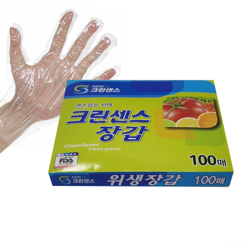 크린센스 위생장갑 비닐장갑 일회용 비닐장갑 1
