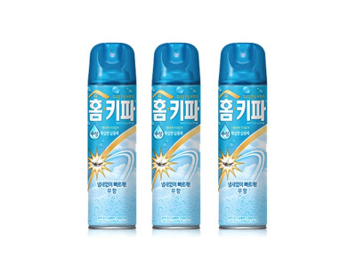 홈키파 수성 무향 모기 스프레이 3개
