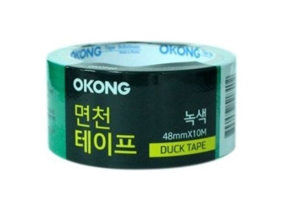 오공 포장용면천테이프 녹색 48mmx10M