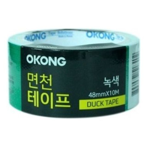오공 포장용면천테이프 녹색 48mmx10M