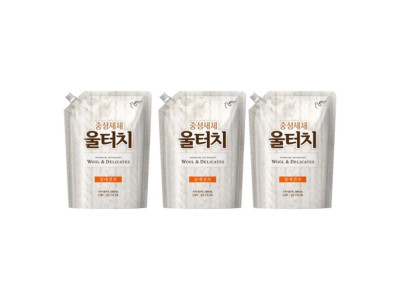 울터치 프리미엄 중성세제 1.3L 겸용 리필 3개입