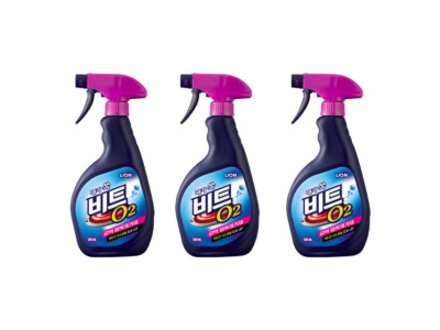 비트 O2 얼룩제거제 500ml 3개입 라이온코리아