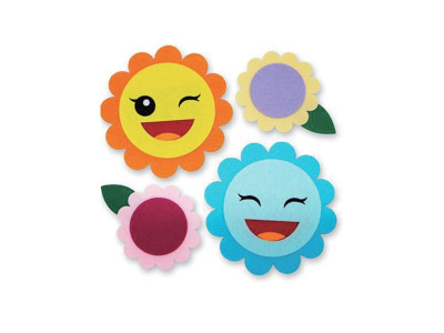 펠트 꽃친구들SET (11cm/7cm) 환경꾸미기재료