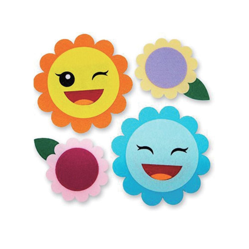 펠트 꽃친구들SET (11cm/7cm) 환경꾸미기재료