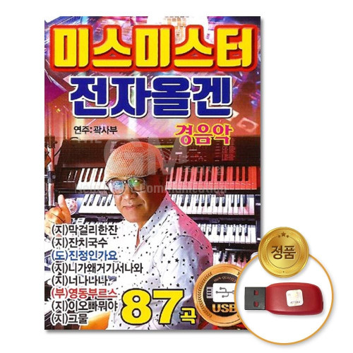 (더지엠)USB_미스미스터-전자올겐경음악87곡