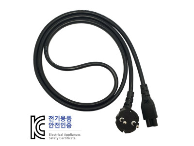 국산 노트북 3구 크로바 케이블 220V 10A 벌크 1.5M