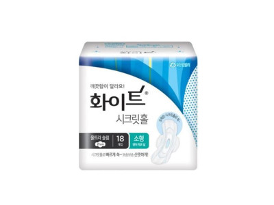 문구사무/화이트시크릿홀뉴울트라생리대(소형/18P)