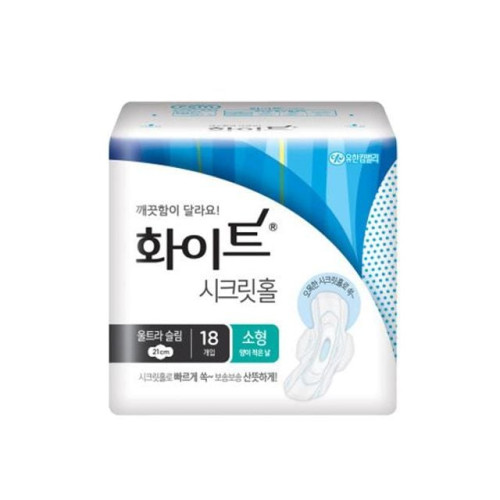 문구사무/화이트시크릿홀뉴울트라생리대(소형/18P)