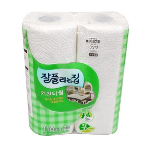 잘풀리는집 데질엠보싱 키친타월 핸드타올 주방타월