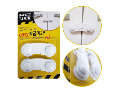 우일 (easy잠금이 2P 화이트)서랍장 장식장 안전 예방