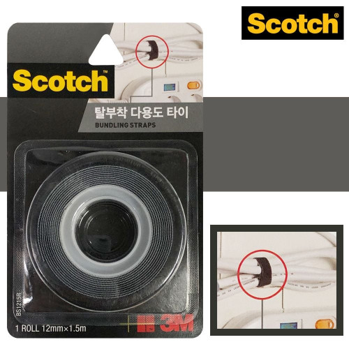 3M 탈부착 다용도 타이(롤타입)1p (BS1215R)