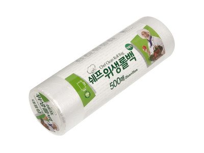 쉐프 위생롤백 500매 대용량 (25x35cm) 일회용 비닐