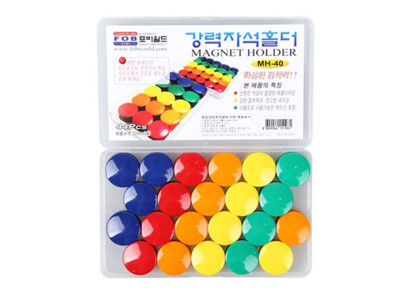 (MH-40) 원형자석홀더 대용량 (대/32mm/44개입)