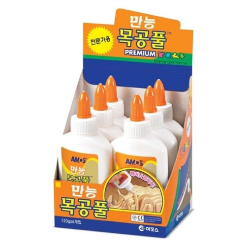 아모스 만능 목공풀 120g 1갑 6개입