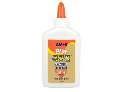 아모스 만능 목공풀 120g 낱개상품