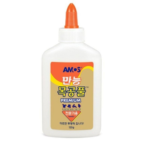 아모스 만능 목공풀 120g 낱개상품