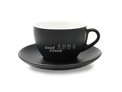 도자기 카푸치노 블랙 커피잔 커피컵 머그컵 머그잔