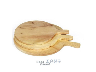 원형 나무피자보드 中 피자받침