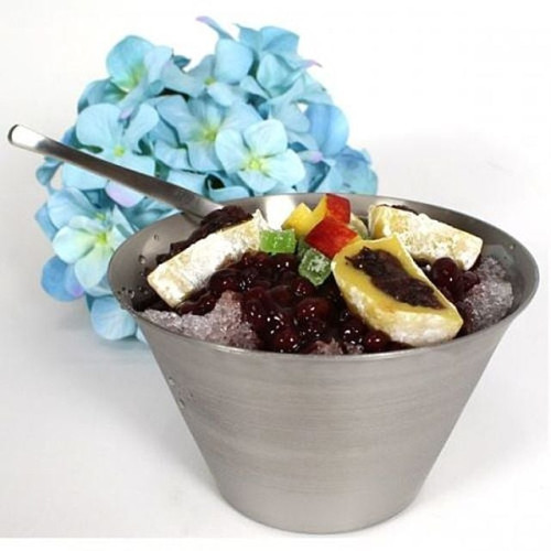 스텐레스 나팔빙수볼 900ml 빙수볼 아이스크림볼