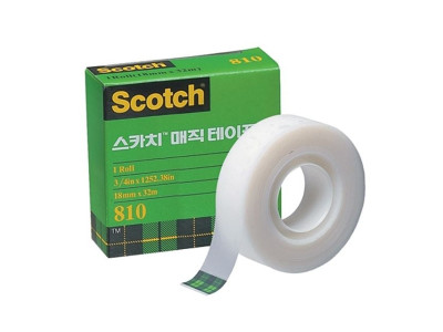 3M 스카치 매직테이프 리필 810R 18mmx32M