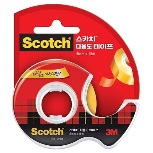 3M 스카치 다용도테이프 581D 18mmx15M