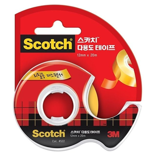 3M 스카치 다용도테이프 523D 12mmx30M