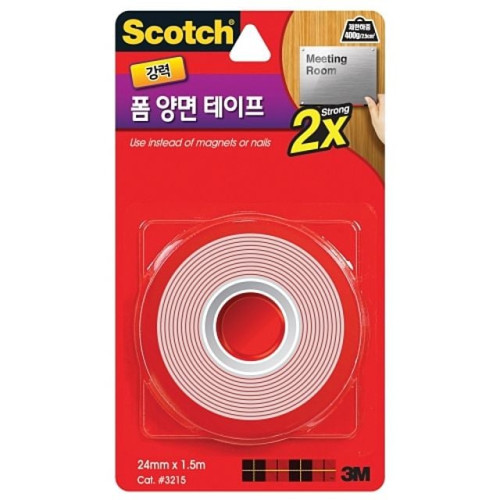3M 스카치 강력폼 양면테이프 3215