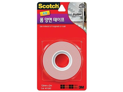 3M 스카치 강력투명 폼양면 테이프 3120C