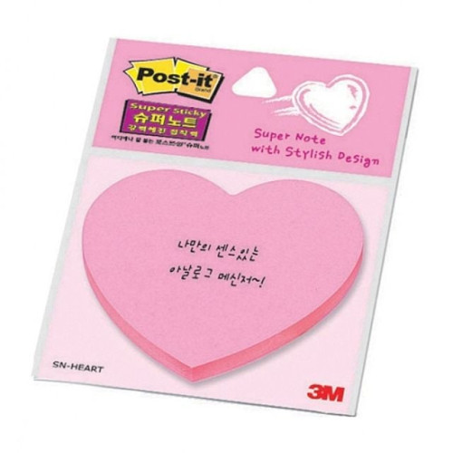 3M 모양 포스트 SN-HEART(하트)