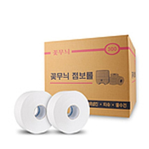 꽃무늬 2겹 점보롤 화장지 티슈 휴지 롤휴지 1BOX 16