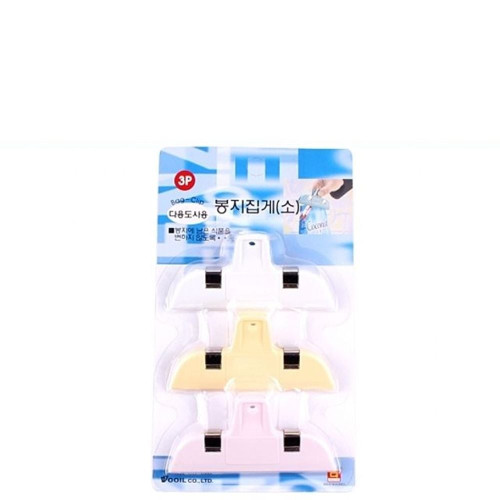 봉지집게 3p 비닐봉지집게 밀봉기 봉지밀봉 봉지 밀봉
