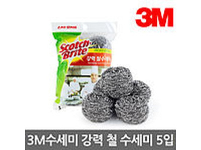 스카치브라이트 철 수세미 주방 설거지 청소 주방용품