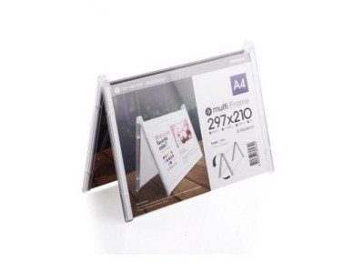 아트사인 멀티프레임 양면 가로 투명 A4 FDC297210