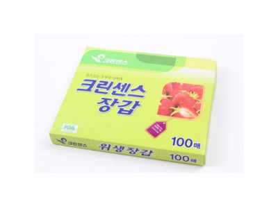 크린센스 위생장갑 100매 비닐장갑 일회용위생용품
