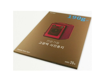 광택 포토용지 인화지 IH2022 190g A4 20매