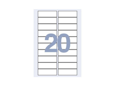 세모네모 라벨지 100매 C 3050 20칸 8428