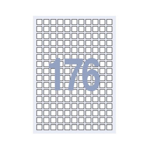 세모네모 라벨지 100매 C 3040 176칸 1515