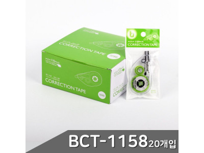 B1 바르네 수정테이프 본품 BCT-1158 20개입 1박스