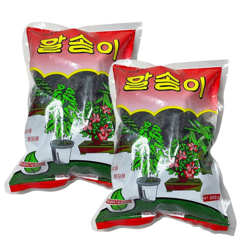 알송이 (유박) 500g(2개) 비료 퇴비 식물영양제 거름