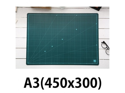 윈스타 PVC녹색커팅매트 A3/450X300