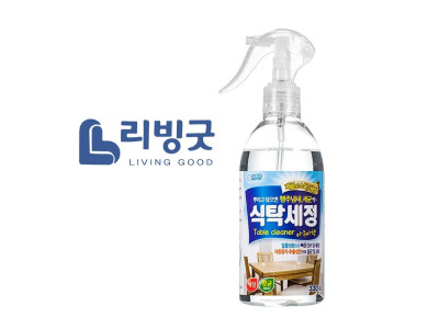리빙굿096 아쿠아향 주방 행주 식탁 세정제 330ml