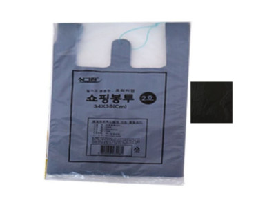 쇼핑봉투 2호(블랙)70P 34x38cm