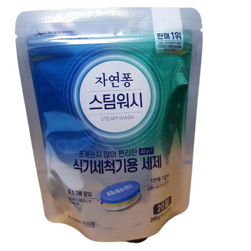 자연퐁 타블렛 식기세척기 세제 1번에1알 20개입