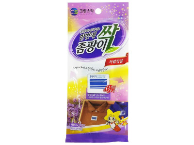 크린스타 좀팡이싹 서랍장용3P (라벤다) 방충제 좀약