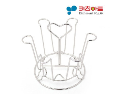 키친아트 원형 컵걸이 컵홀더 컵받침 컵건조대 걸이