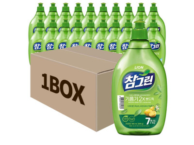 참그린 기름기 뽀드득 주방세제(용기) 500ml 21입