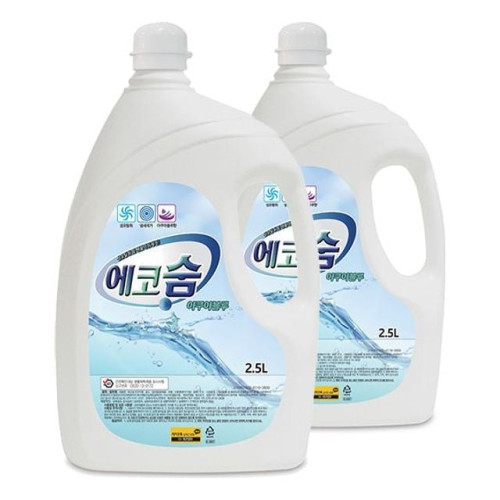 섬유탈취제 아쿠아블루향 2.5L 2개 악취제거